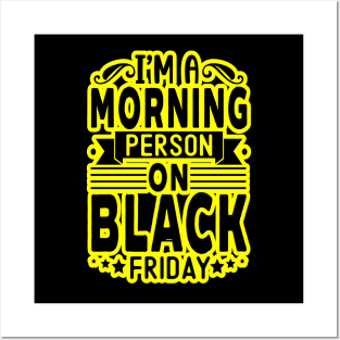 black friday, yellow and black friday Posters and Art